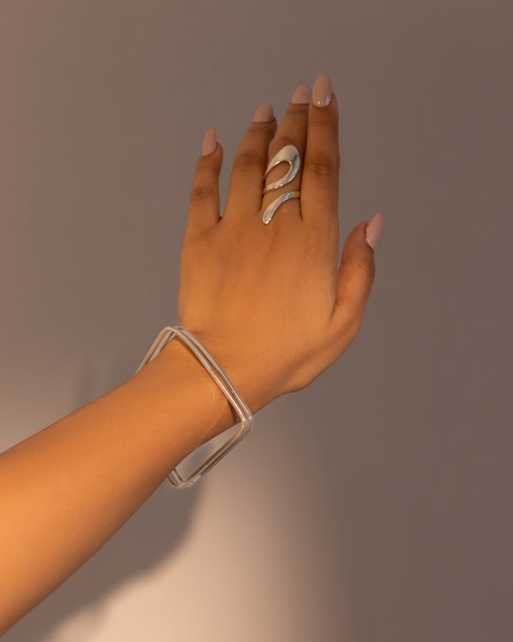 Cubic Outline Cuff